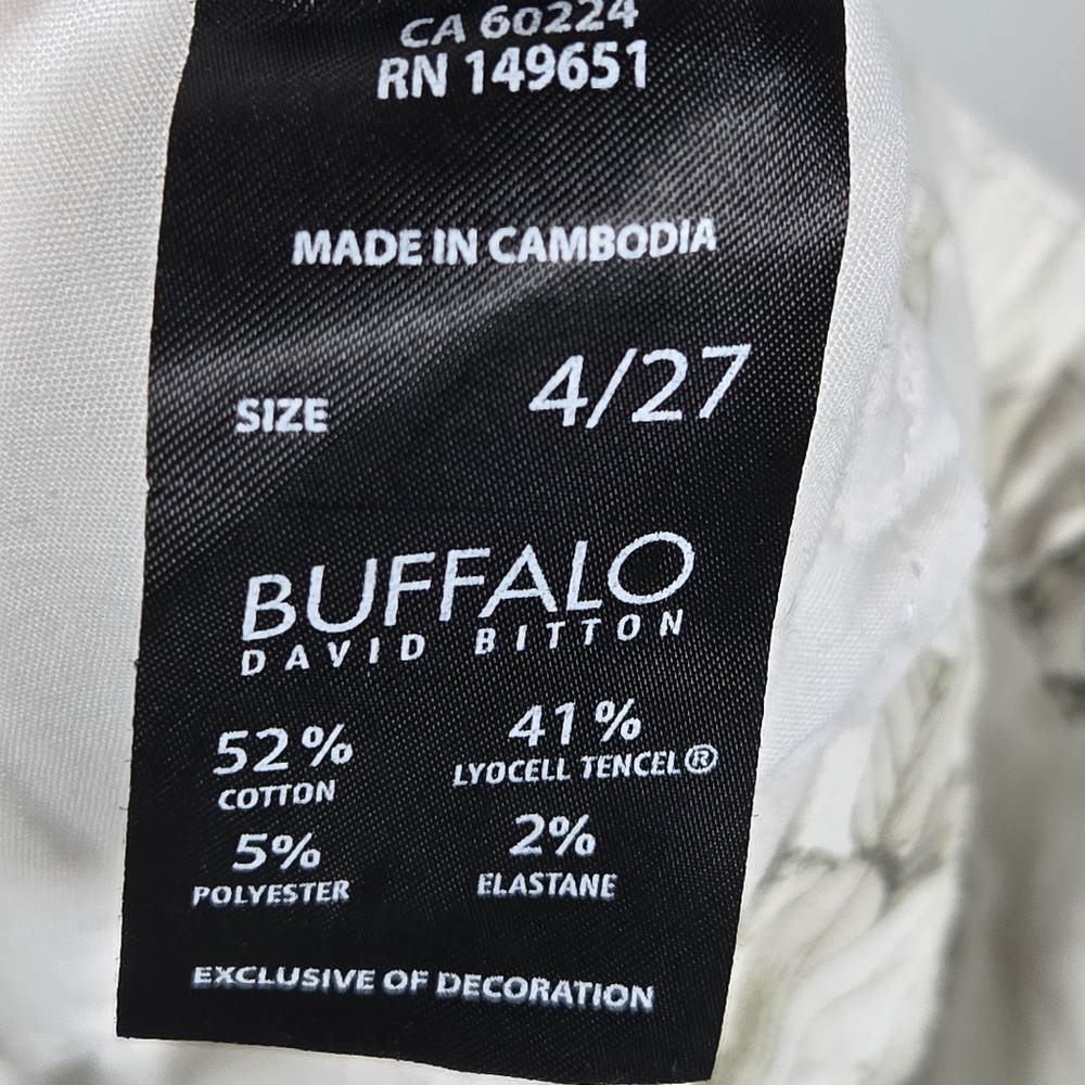 Buffalo David Bitton Floral Hi Rise Soft Stretch Ankle Skinny Jeans Size 4/27 - Picture 14 of 16